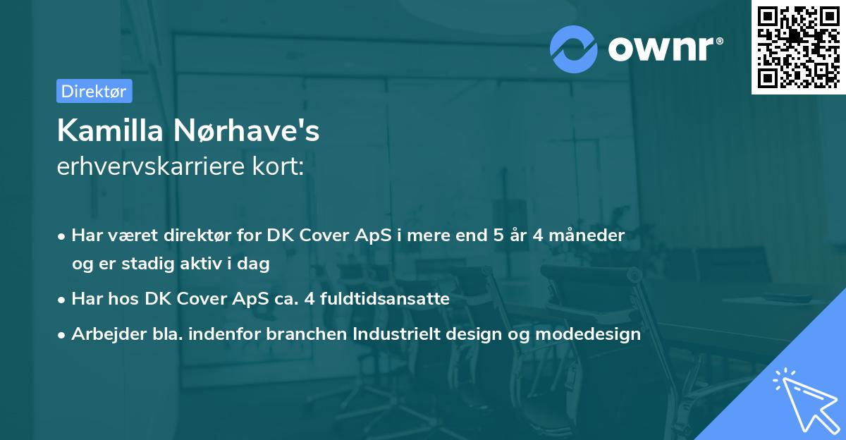 Kamilla Nørhave's erhvervskarriere kort