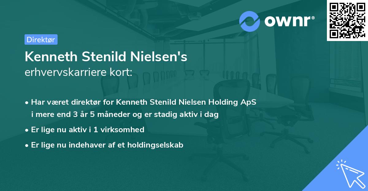 Kenneth Stenild Nielsen's erhvervskarriere kort