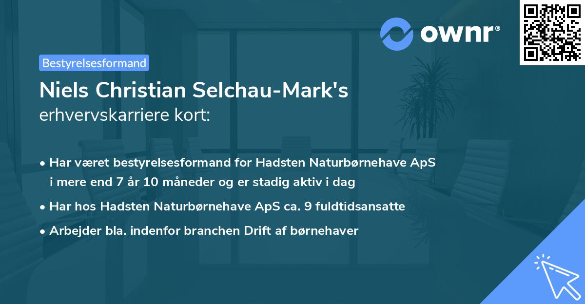 Niels Christian Selchau-Mark's erhvervskarriere kort
