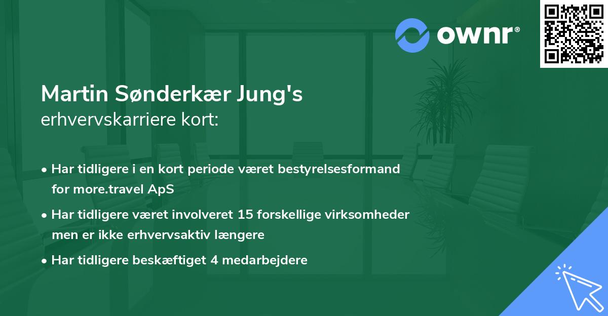 Martin Sønderkær Jung's erhvervskarriere kort