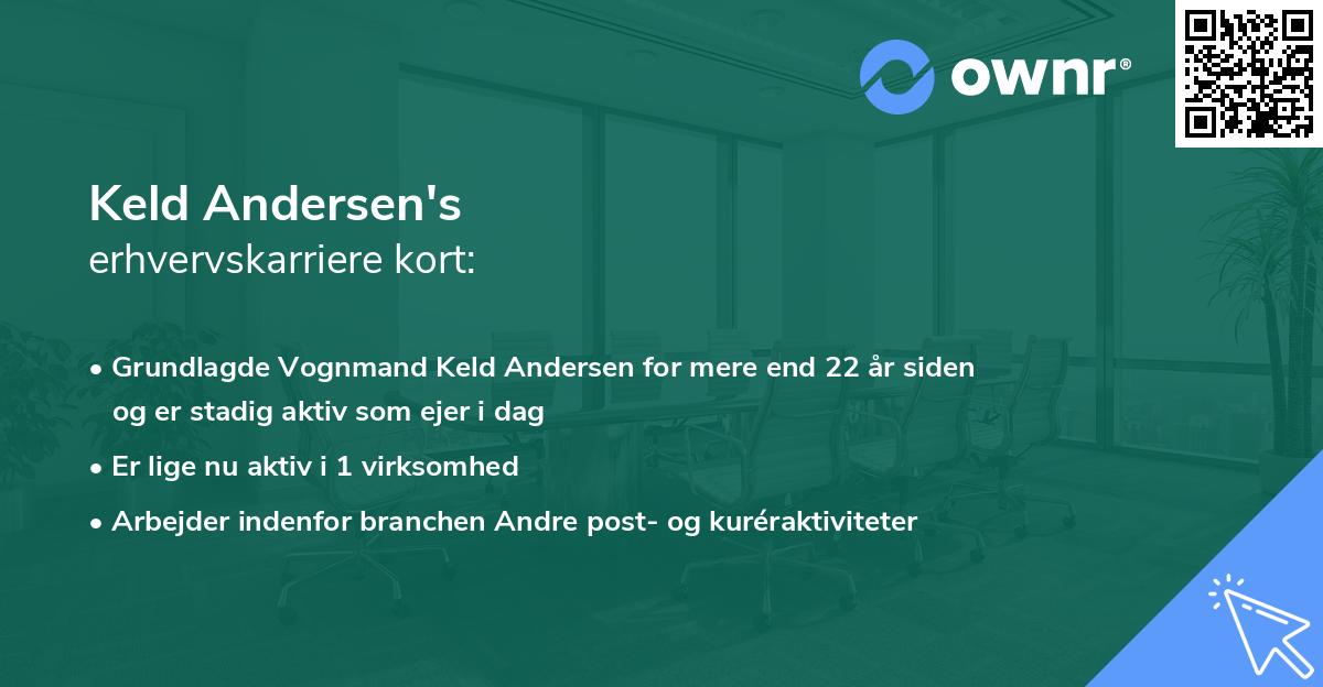 Keld Andersen's erhvervskarriere kort