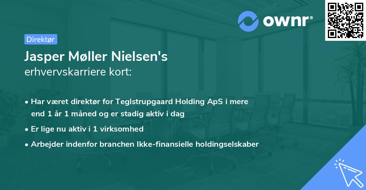 Jasper Møller Nielsen's erhvervskarriere kort