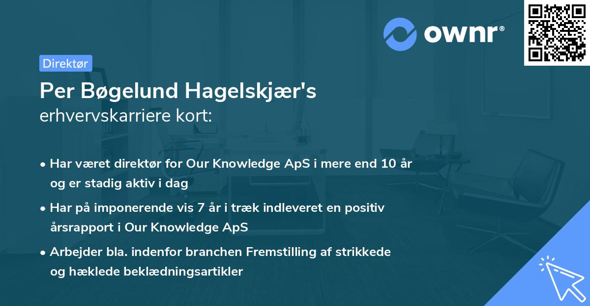 Per Bøgelund Hagelskjær's erhvervskarriere kort