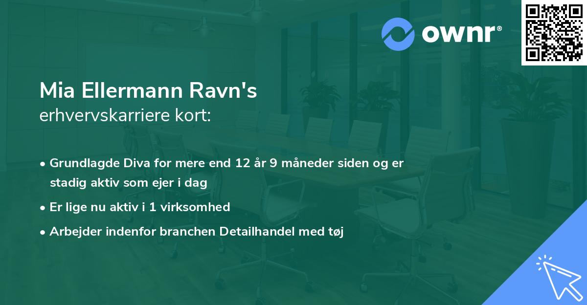 Mia Ellermann Ravn's erhvervskarriere kort