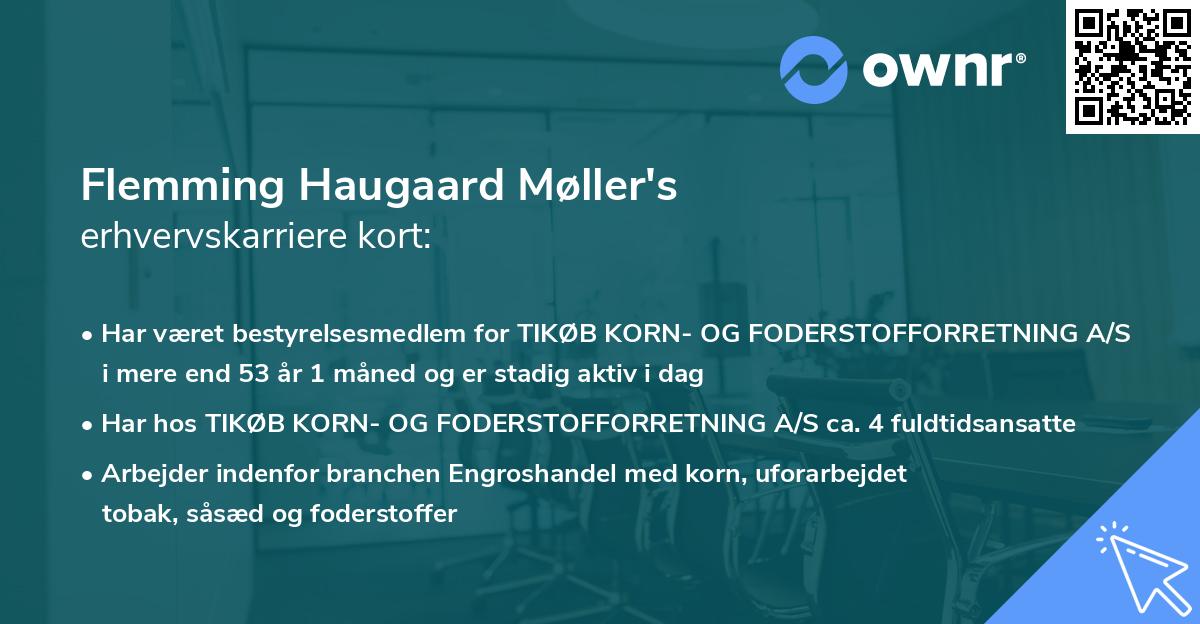 Flemming Haugaard Møller's erhvervskarriere kort