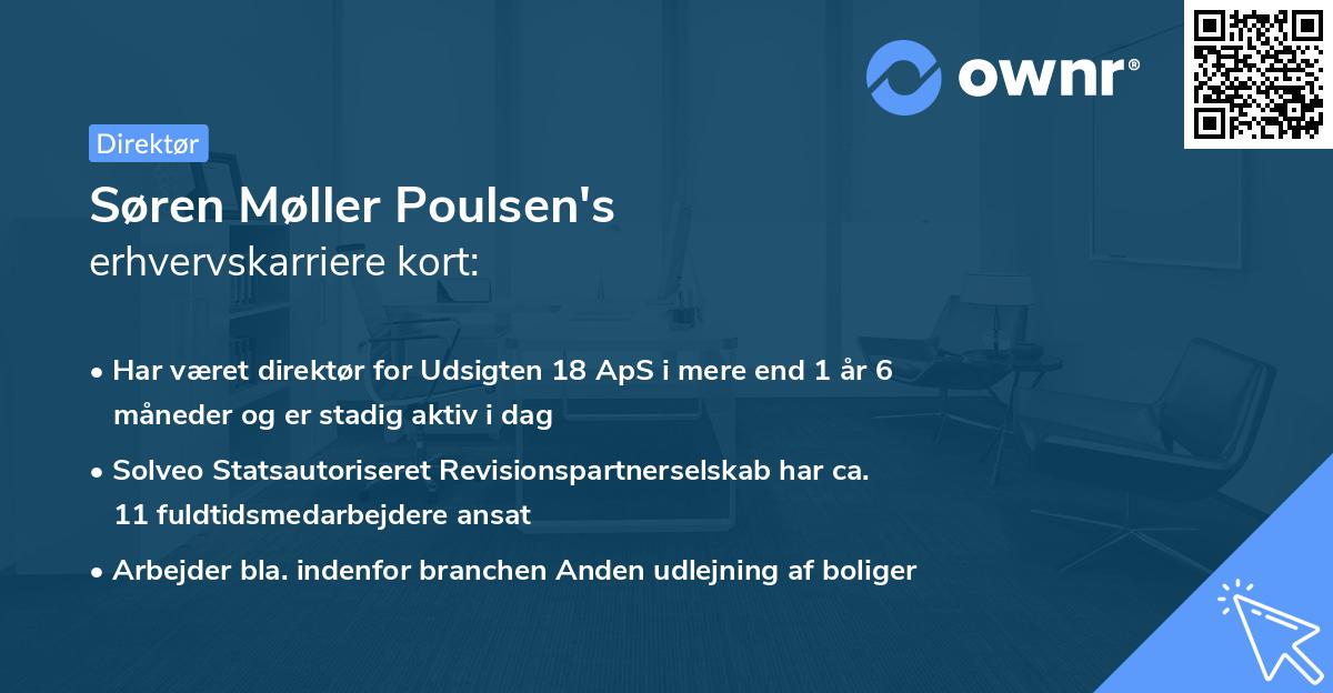 Søren Møller Poulsen's erhvervskarriere kort