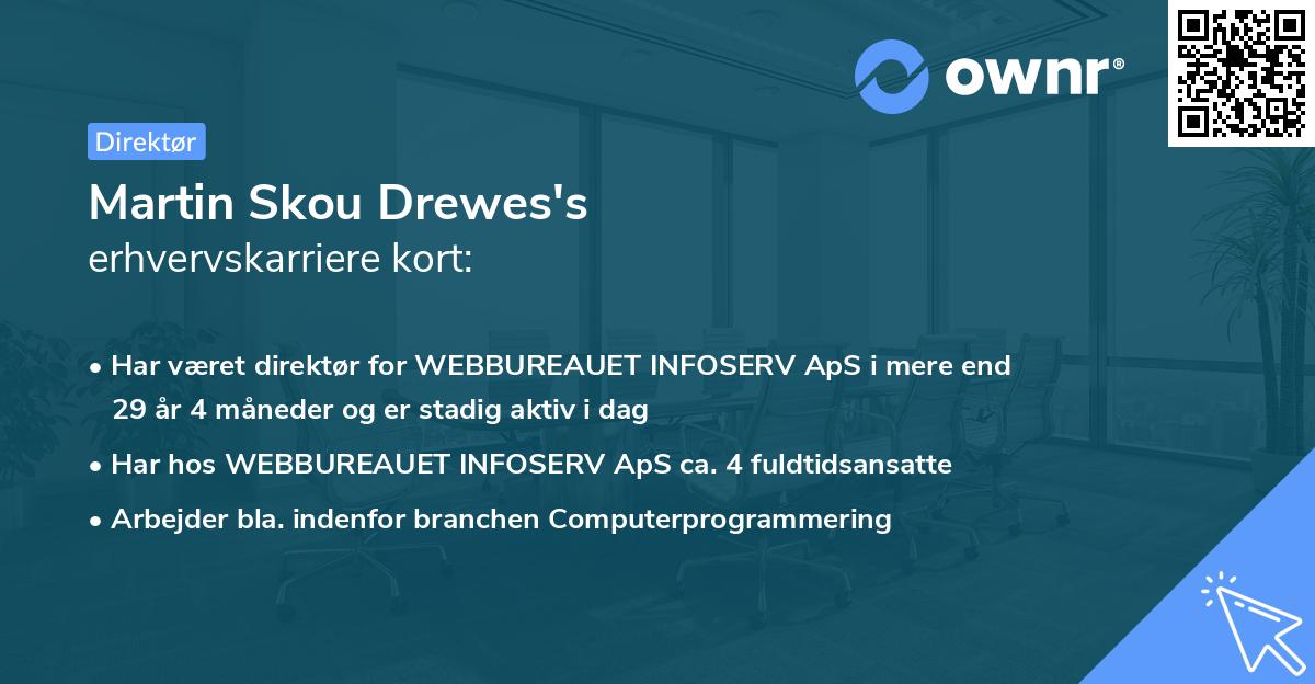 Martin Skou Drewes's erhvervskarriere kort