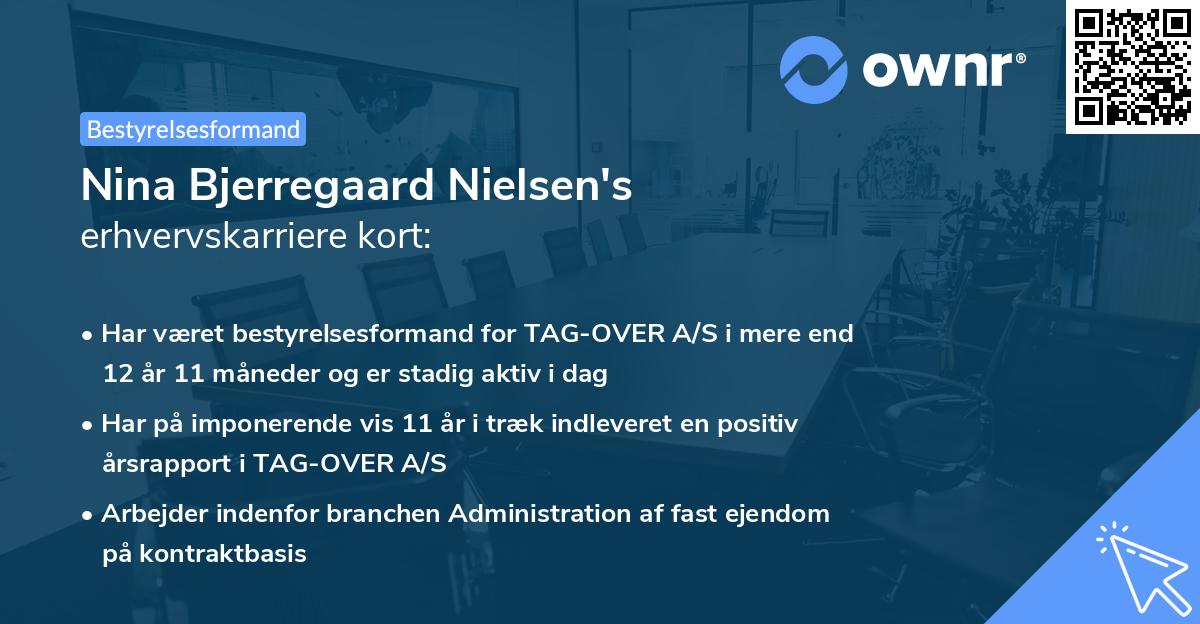 Nina Bjerregaard Nielsen's erhvervskarriere kort