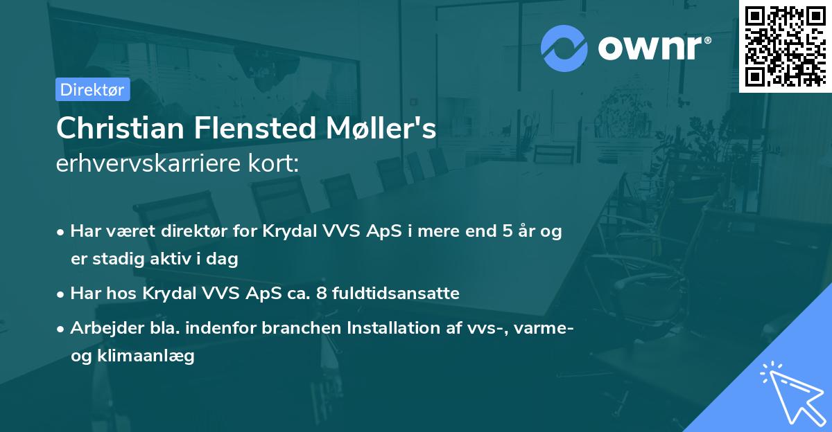 Christian Flensted Møller's erhvervskarriere kort