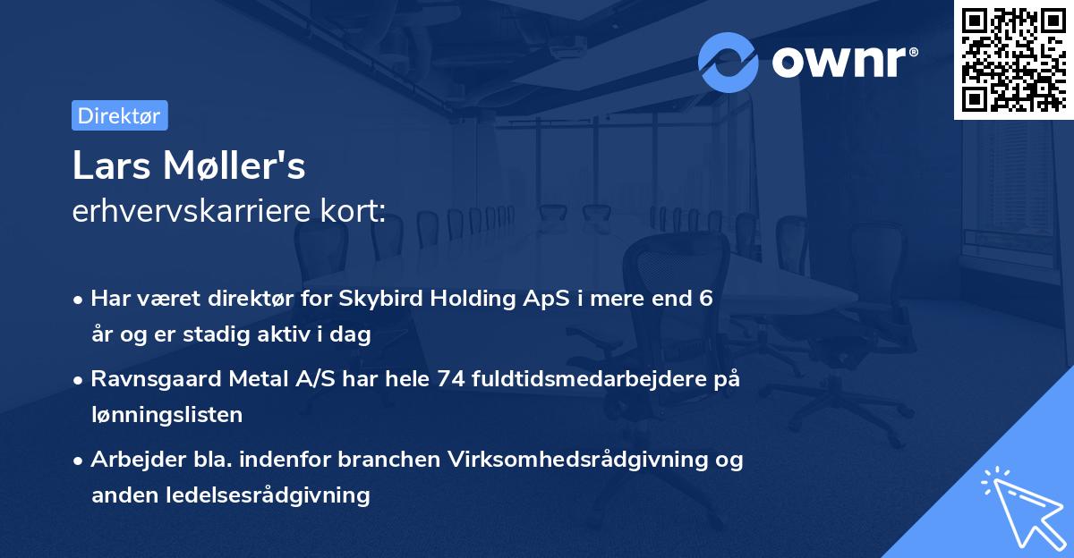 Lars Møller's erhvervskarriere kort
