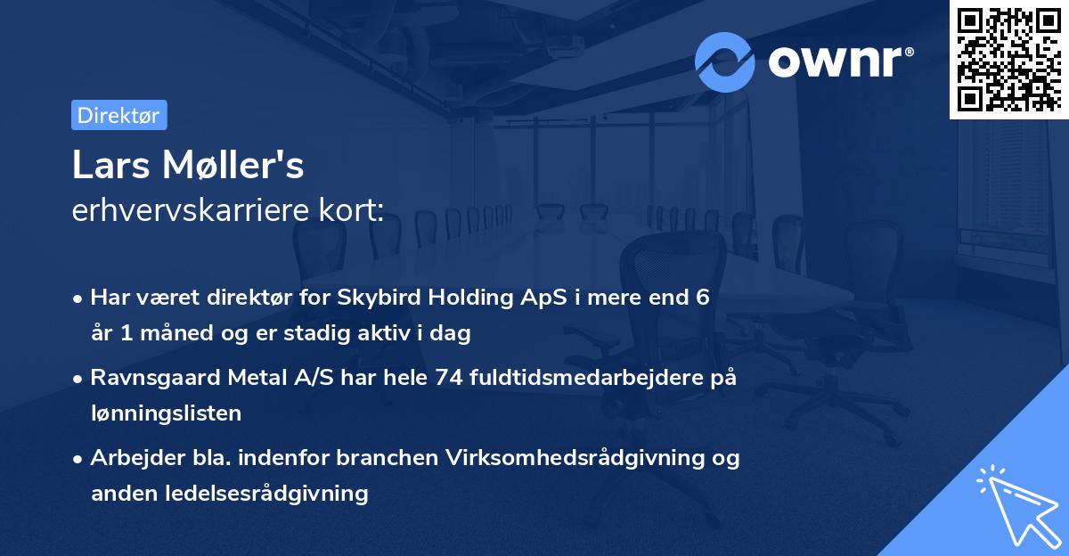 Lars Møller's erhvervskarriere kort