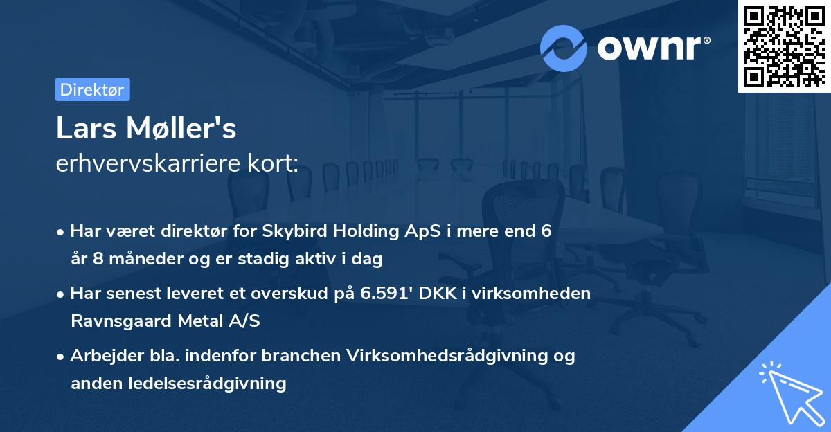 Lars Møller's erhvervskarriere kort