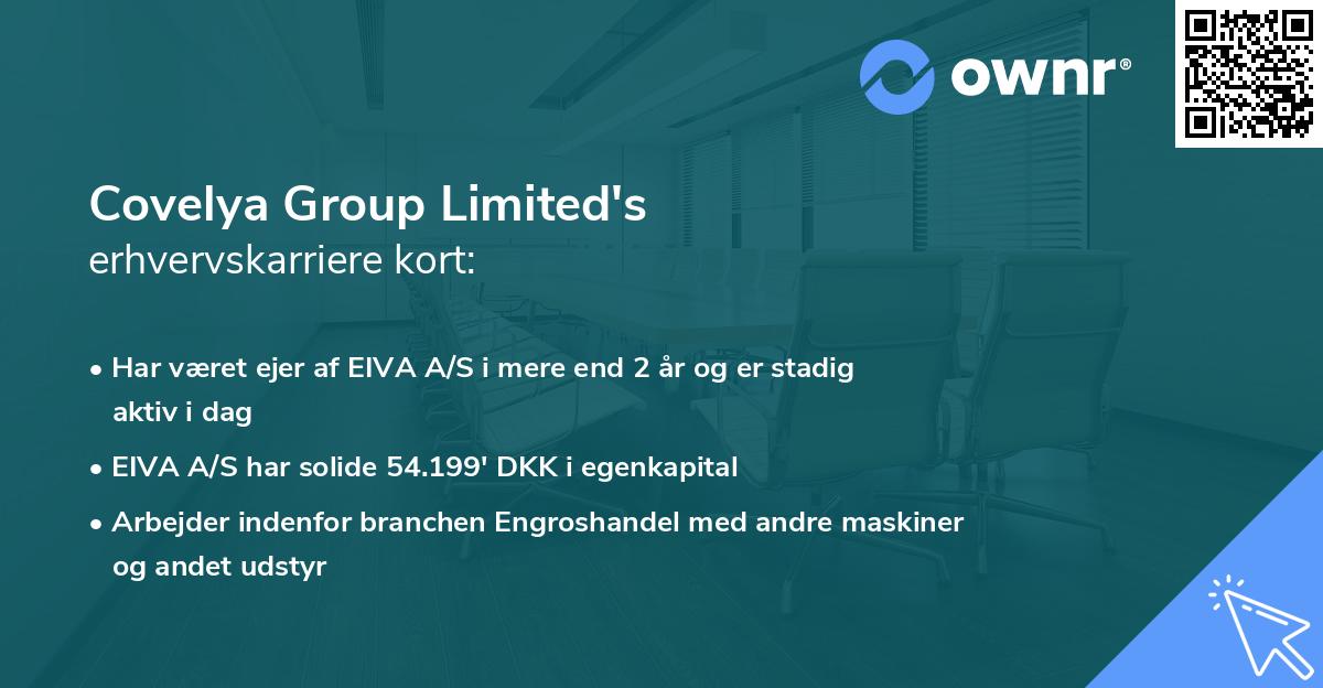 Covelya Group Limited's erhvervskarriere kort