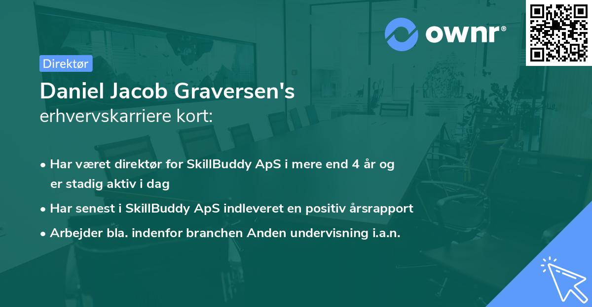Daniel Jacob Graversen's erhvervskarriere kort