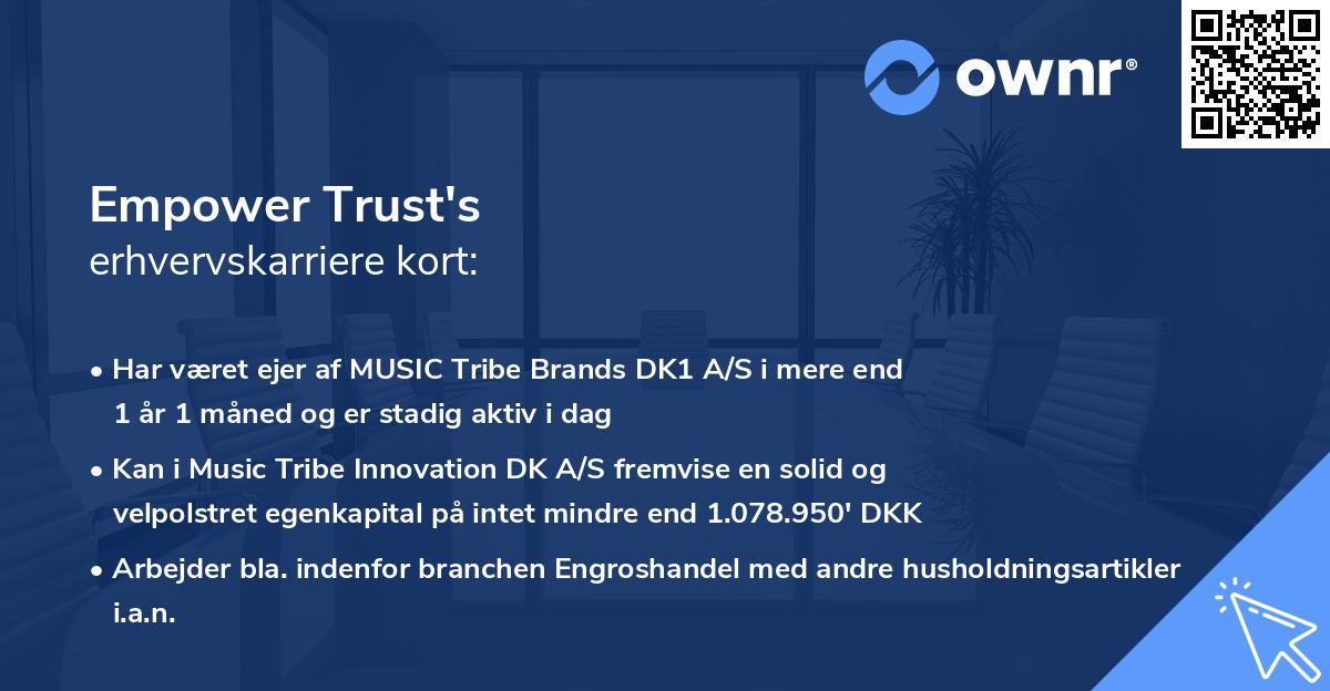 Empower Trust's erhvervskarriere kort