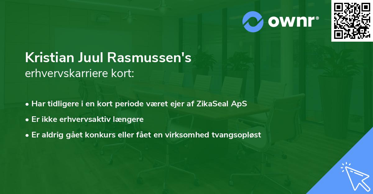 Kristian Juul Rasmussen's erhvervskarriere kort