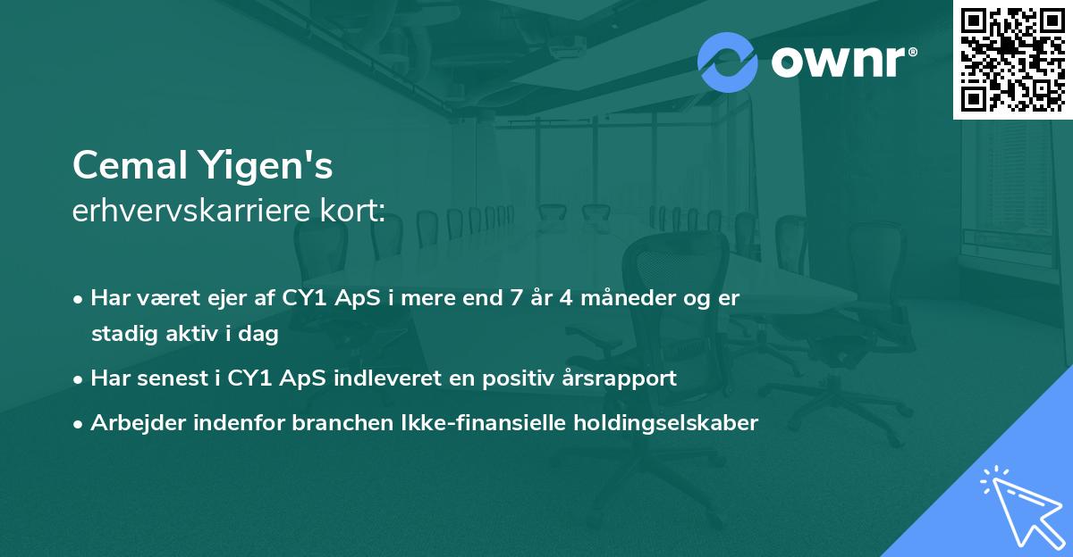 Cemal Yigen's erhvervskarriere kort