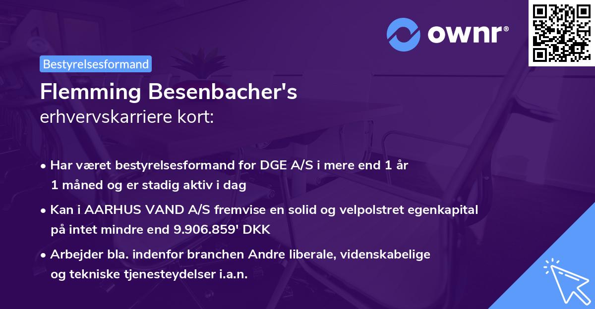 Flemming Besenbacher's erhvervskarriere kort