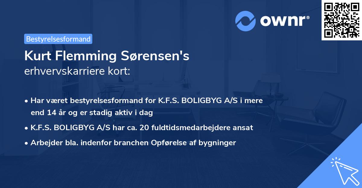 Kurt Flemming Sørensen's erhvervskarriere kort