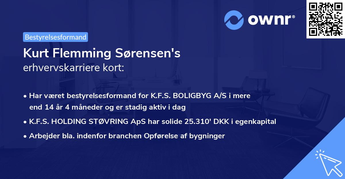 Kurt Flemming Sørensen's erhvervskarriere kort