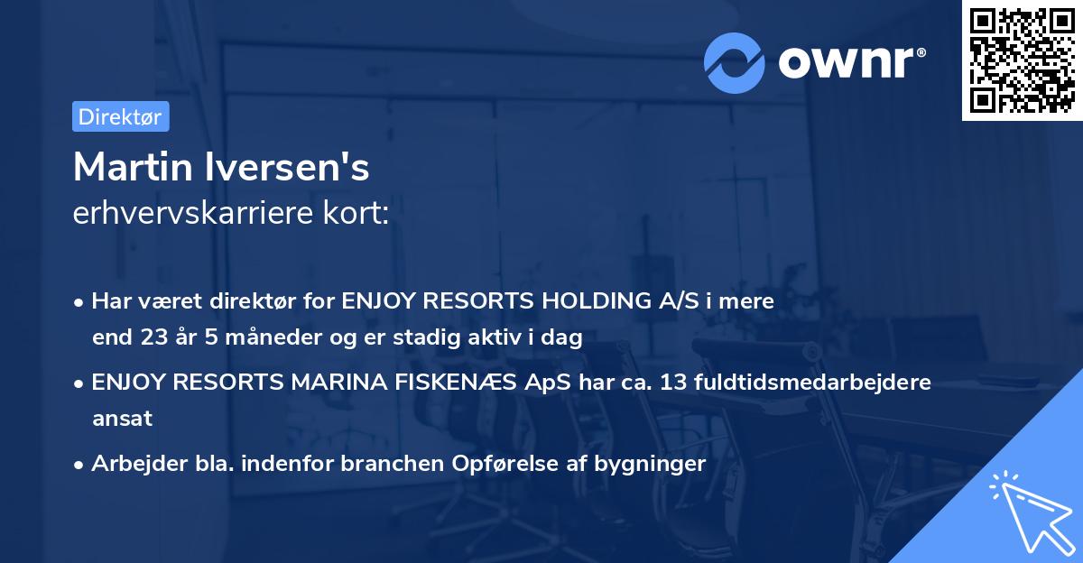Martin Iversen's erhvervskarriere kort