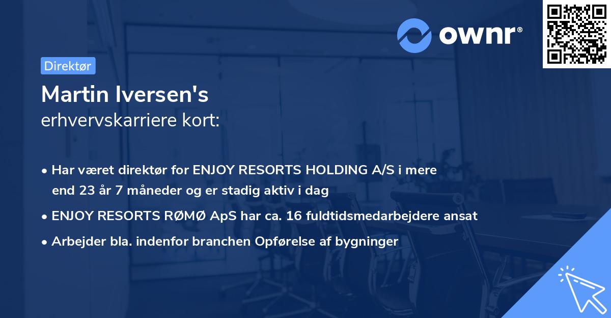 Martin Iversen's erhvervskarriere kort