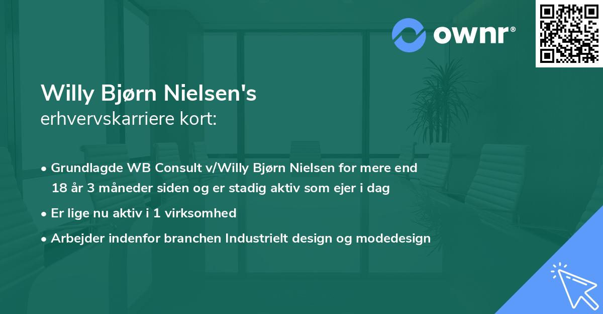 Willy Bjørn Nielsen's erhvervskarriere kort