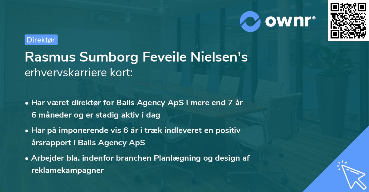 Rasmus Sumborg Feveile Nielsen's erhvervskarriere kort