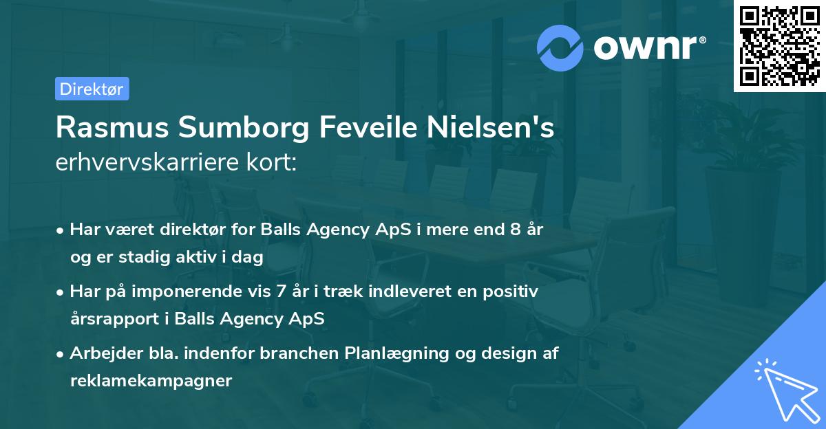 Rasmus Sumborg Feveile Nielsen's erhvervskarriere kort