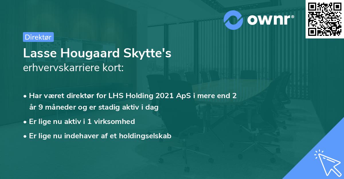 Lasse Hougaard Skytte's erhvervskarriere kort