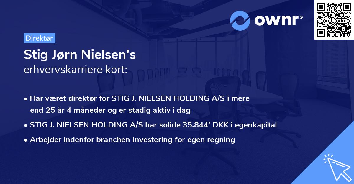 Stig Jørn Nielsen's erhvervskarriere kort