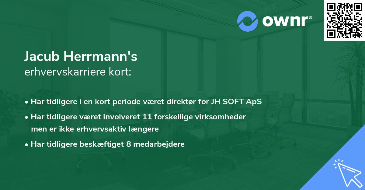 Jacub Herrmann's erhvervskarriere kort