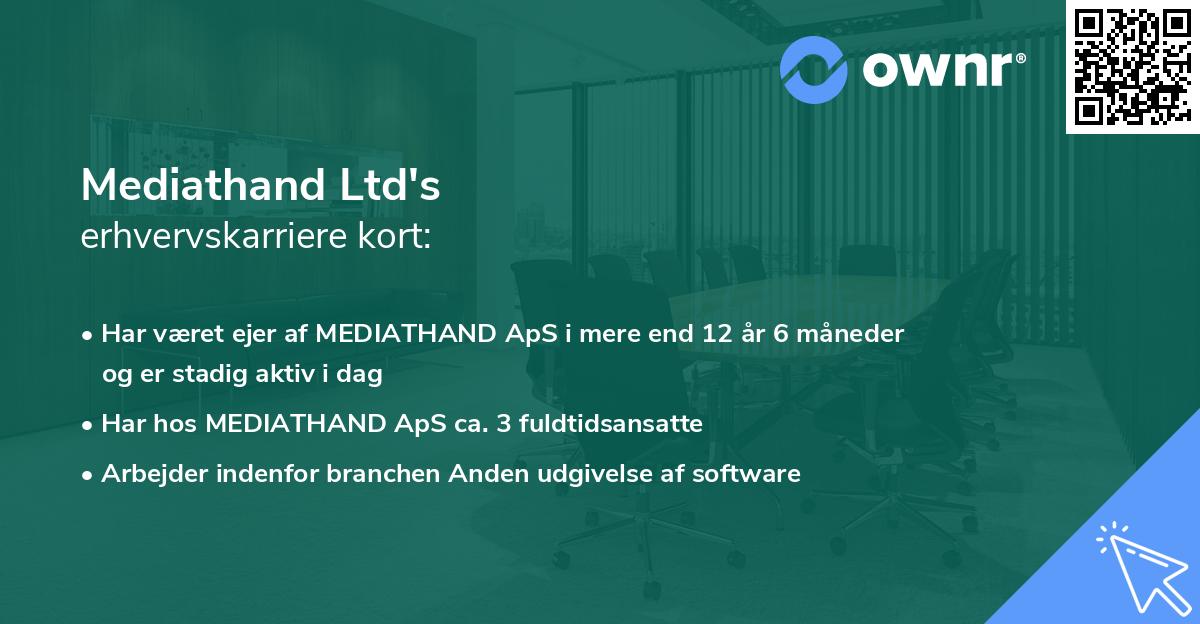 Mediathand Ltd's erhvervskarriere kort