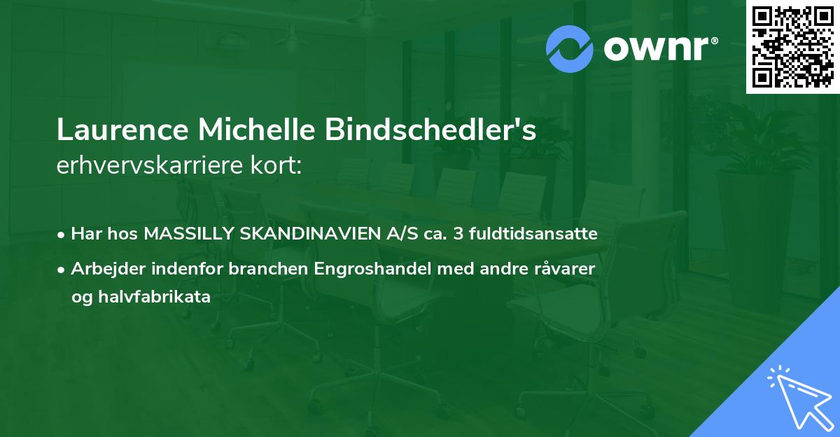 Laurence Michelle Bindschedler's erhvervskarriere kort