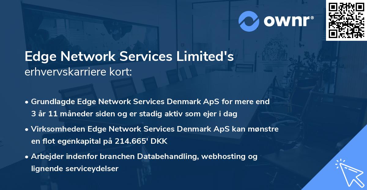 Edge Network Services Limited's erhvervskarriere kort