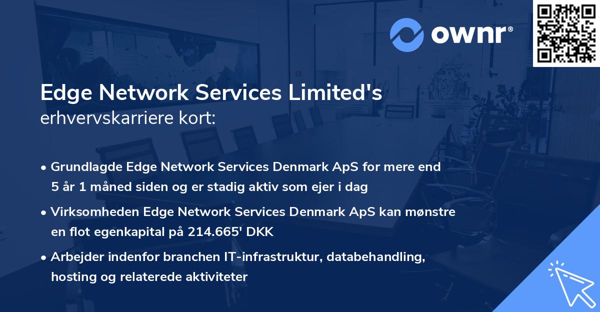 Edge Network Services Limited's erhvervskarriere kort