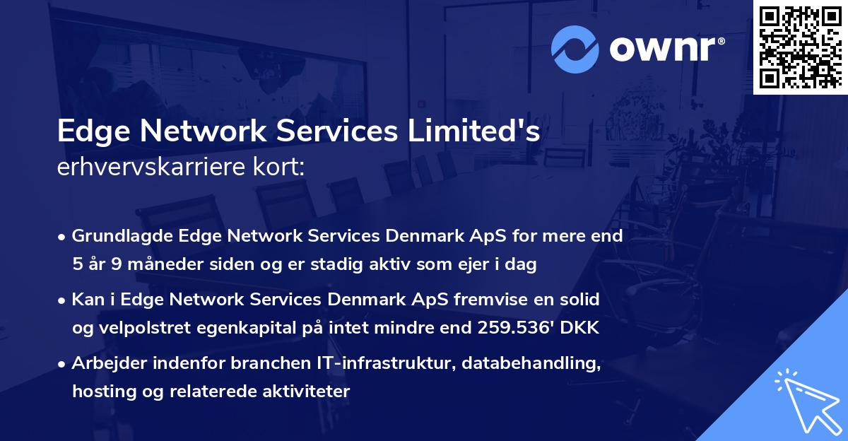 Edge Network Services Limited's erhvervskarriere kort