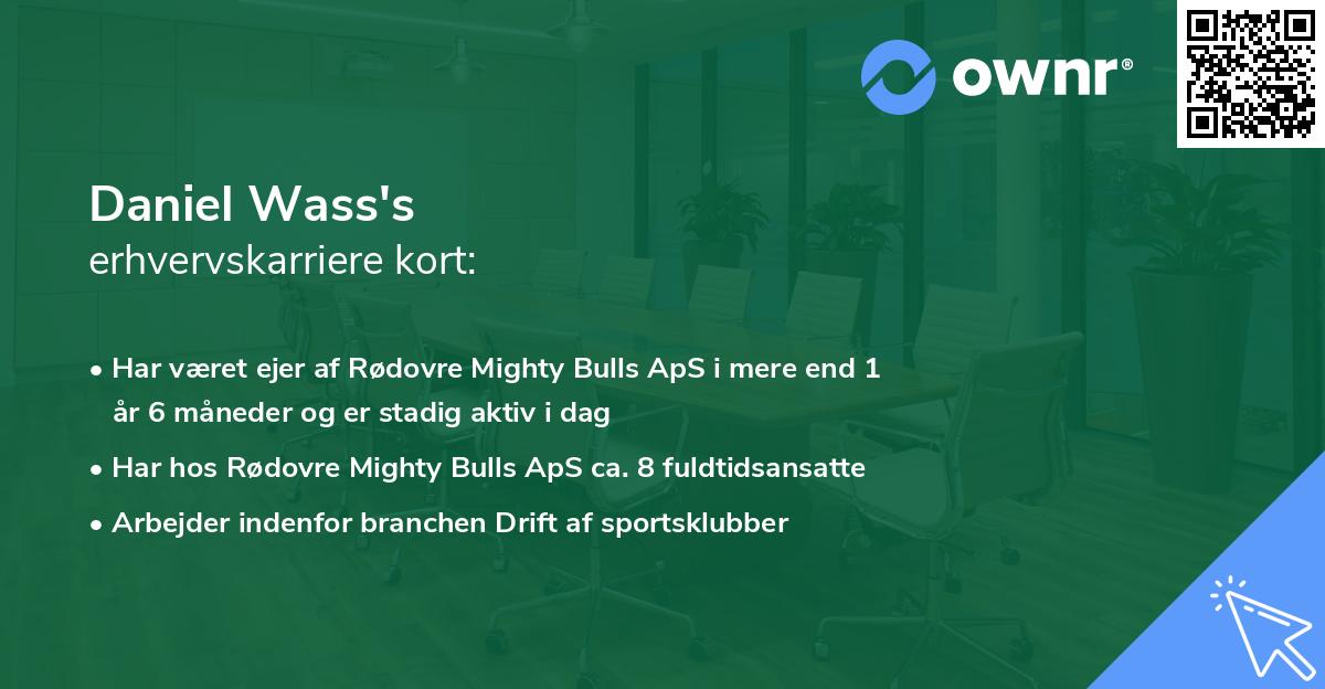 Daniel Wass's erhvervskarriere kort