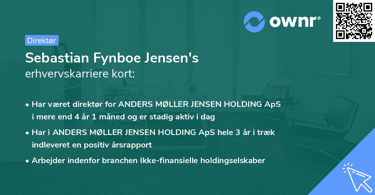 Sebastian Fynboe Jensen's erhvervskarriere kort