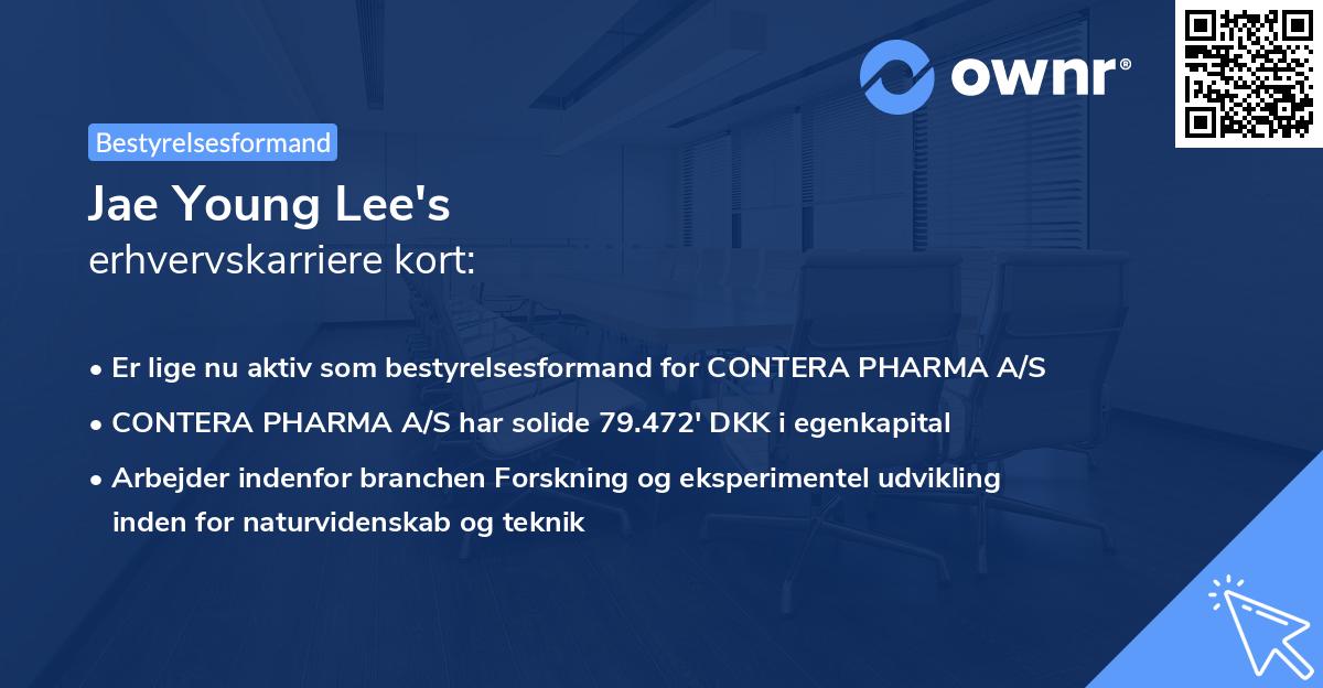 Jae Young Lee's erhvervskarriere kort