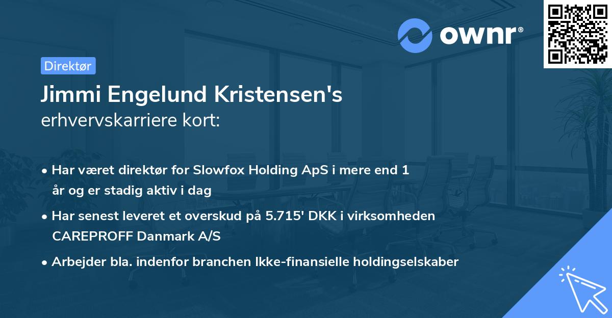 Jimmi Engelund Kristensen's erhvervskarriere kort