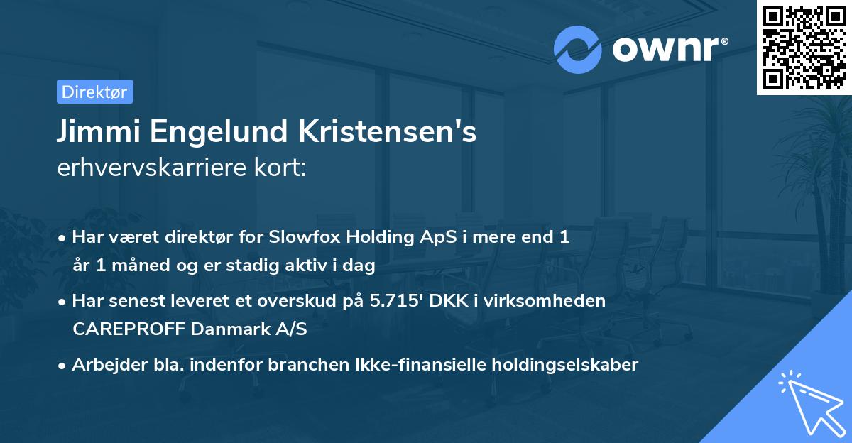 Jimmi Engelund Kristensen's erhvervskarriere kort