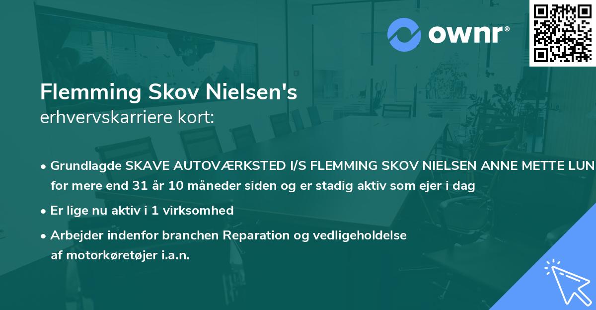 Flemming Skov Nielsen's erhvervskarriere kort