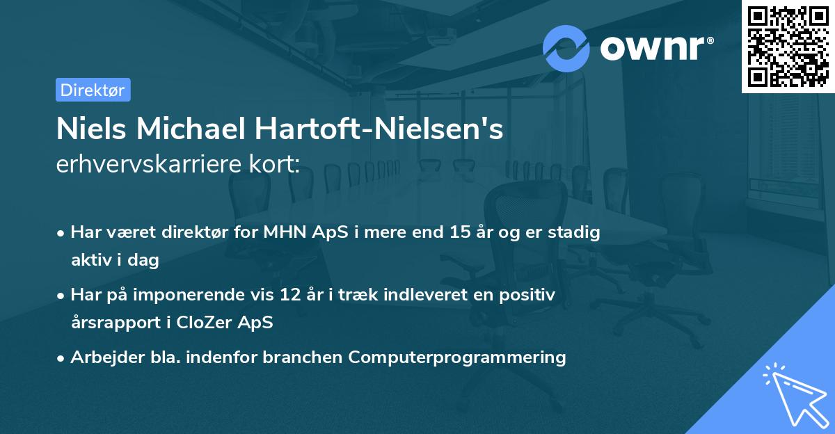 Niels Michael Hartoft-Nielsen's erhvervskarriere kort