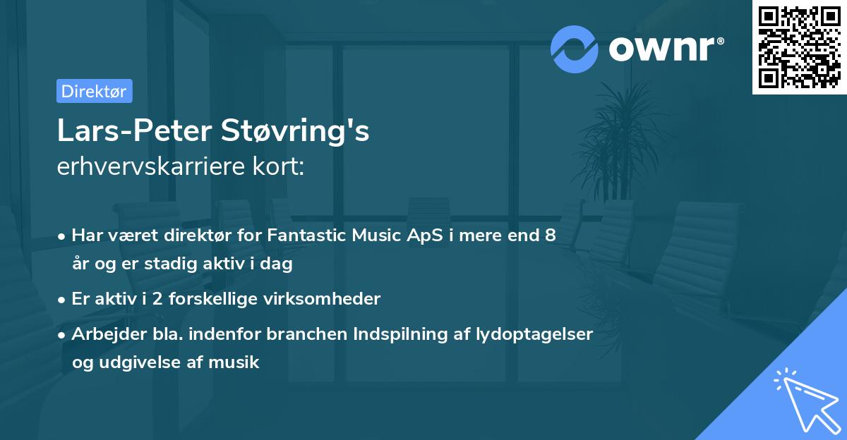 Lars-Peter Støvring's erhvervskarriere kort