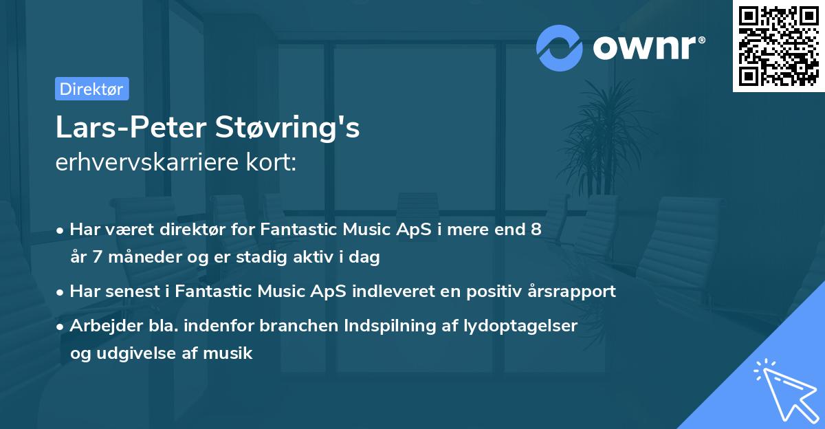 Lars-Peter Støvring's erhvervskarriere kort