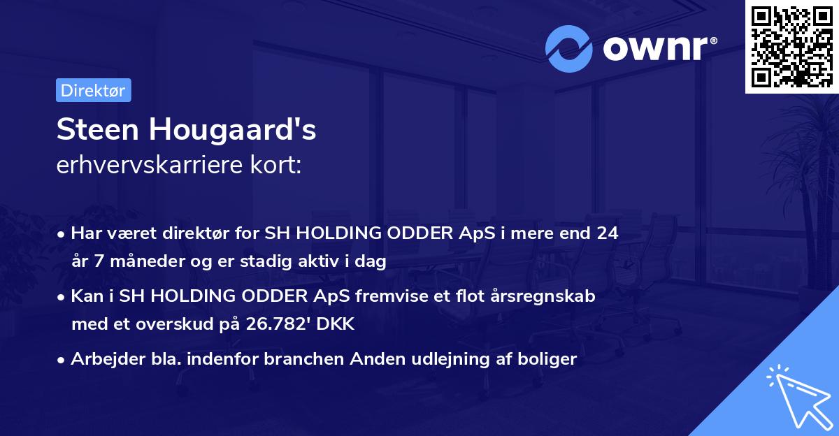 Steen Hougaard's erhvervskarriere kort