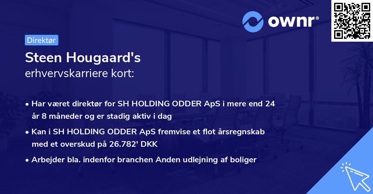 Steen Hougaard's erhvervskarriere kort