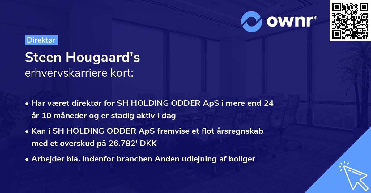 Steen Hougaard's erhvervskarriere kort