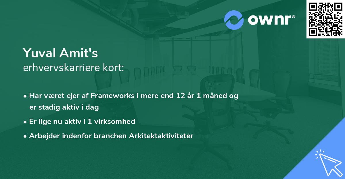 Yuval Amit's erhvervskarriere kort